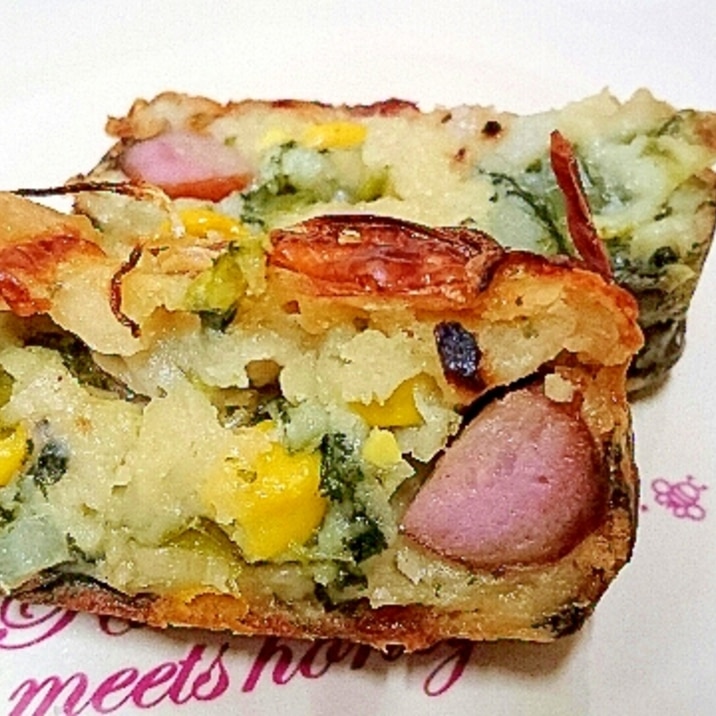 卵不使用!!たっぷり野菜のケークサレ